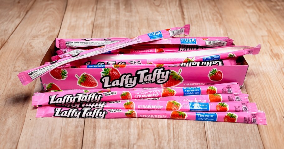 Laffy Taffy Rope Candy 24-Pack in Strawberry