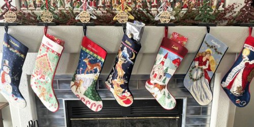 Lands’ End Needlepoint Christmas Stockings Just $19.97 Shipped (Regularly $40)