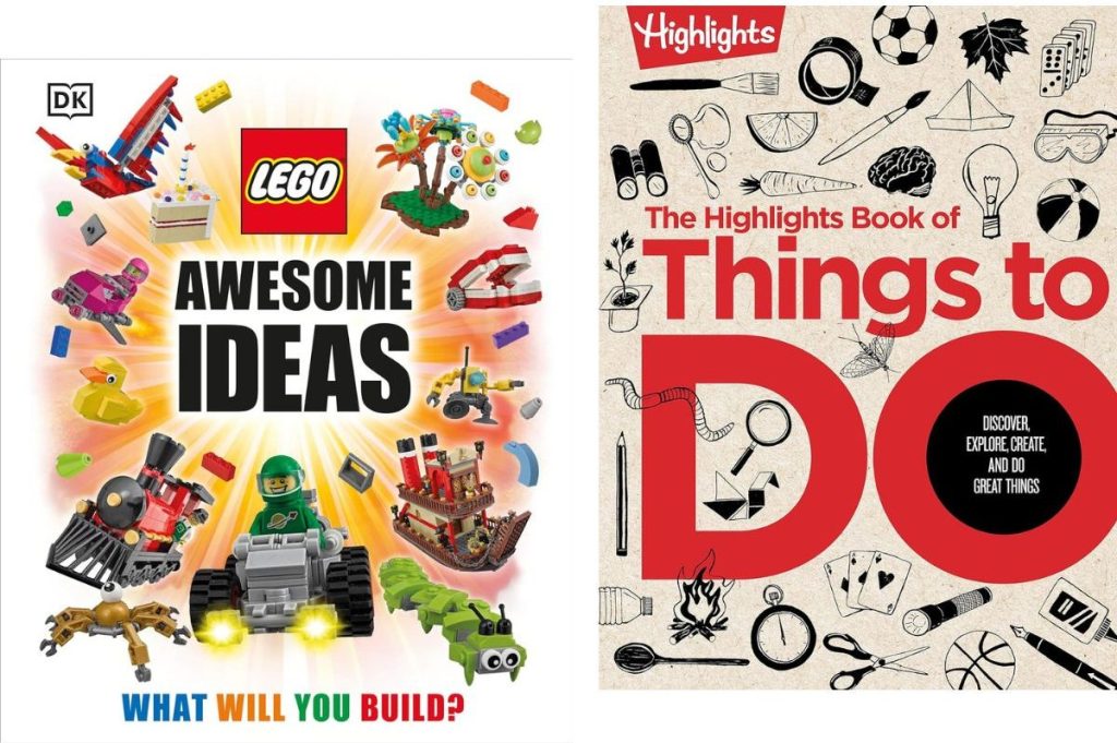 Lego Awesome Ideas Book and Higlights Things to Do Book