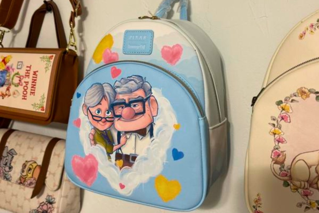 Loungefly Disney Pixar Up Carl & Ellie Hearts Mini Backpack