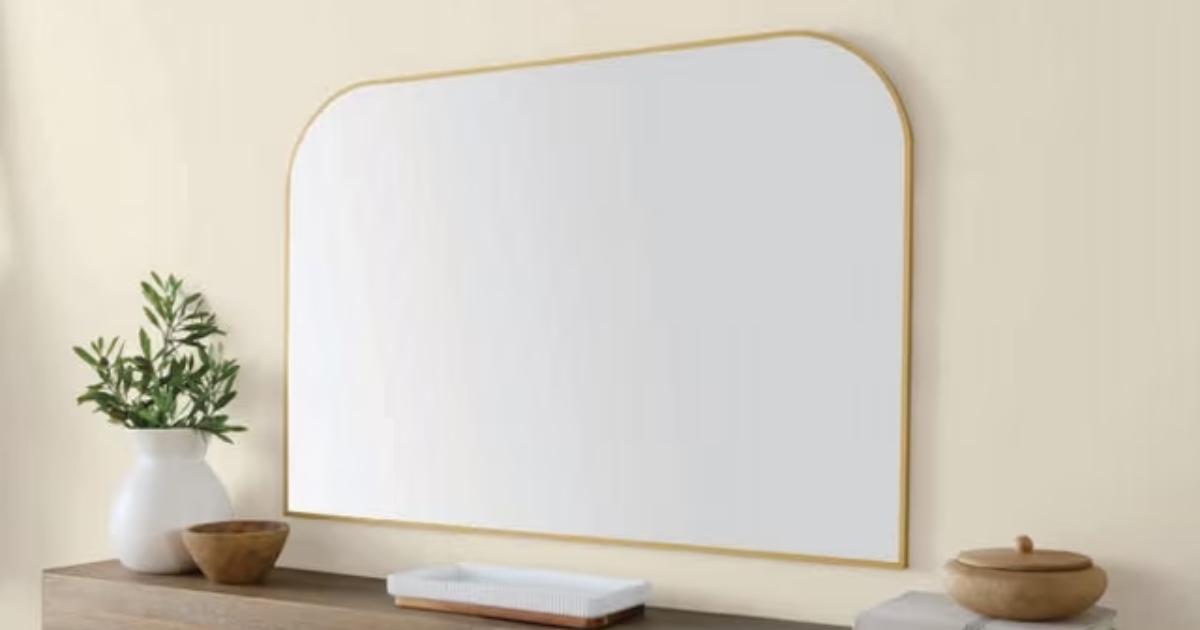 *HOT* Mainstays Mantel Wall Mirror Only $14.97 on Walmart.com (Cheaper Than Black Friday)