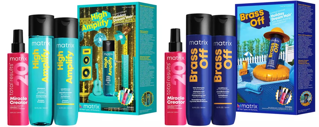 3-piece Matrix haircare gift sets