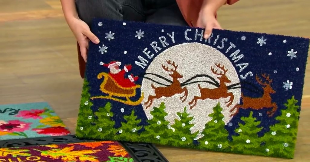 Merry Christmas Home Reflections Seasonal Doormat