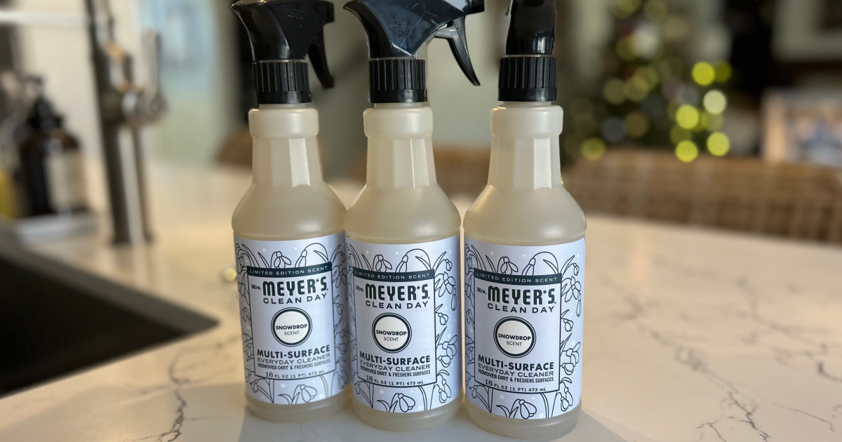 Mrs. Meyer’s Multi-Surface Spray from $3 Shipped on Amazon (Team-Fave Snow Drop Scent Included!)