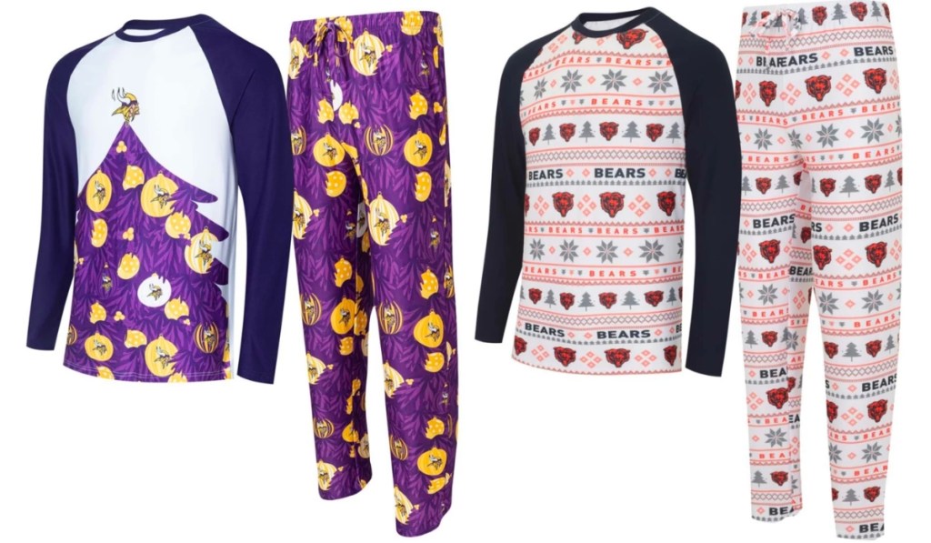 Concepts Sport NFL Christmas Pajama Sets