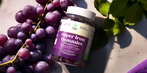 Nature’s Craft Iron Gummies 60-Count Bottle Only $9.99 on Amazon (Helps Support Energy & Immunity)