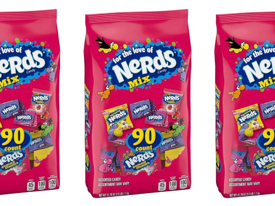 Nerds Assorted 90-Count Bag stock image