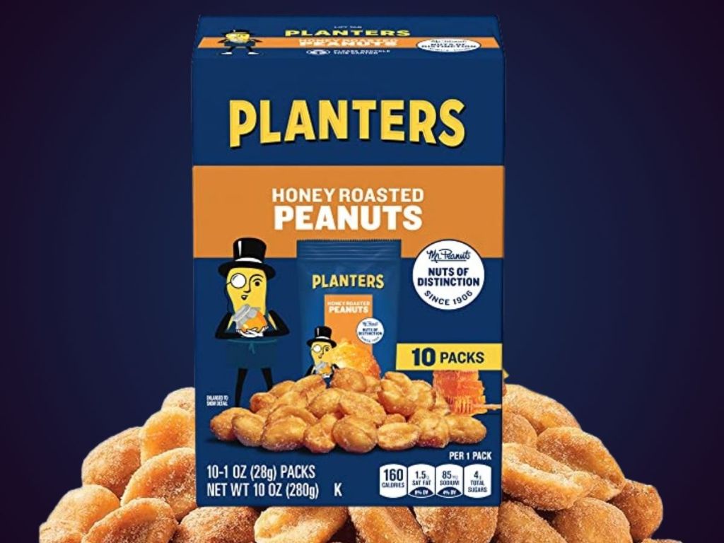 Planters Honey Roasted Peanuts 60-Count Just .59 on Amazon