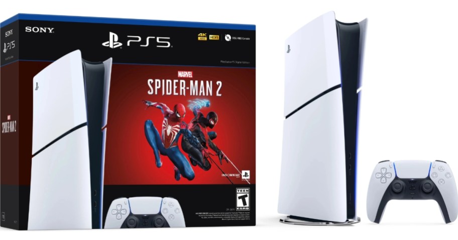 PlayStation 5 Digital Slim Console Marvel's Spider-Man 2 Bundle