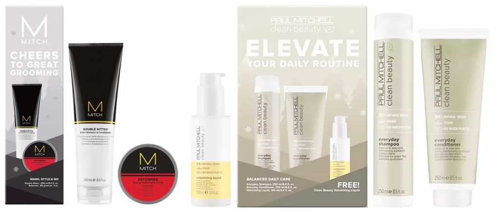 two Paul Mitchell haircare gift sets