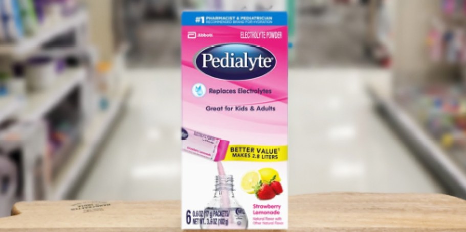 Pedialyte Electrolyte Powder Packets 6-Count Only $4.75 Shipped on Amazon (Reg. $11)