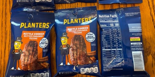 Planters Kettle Cooked Butter Cinnamon Pecans 6-Count Just $12.73 Shipped on Amazon (Reg. $17)