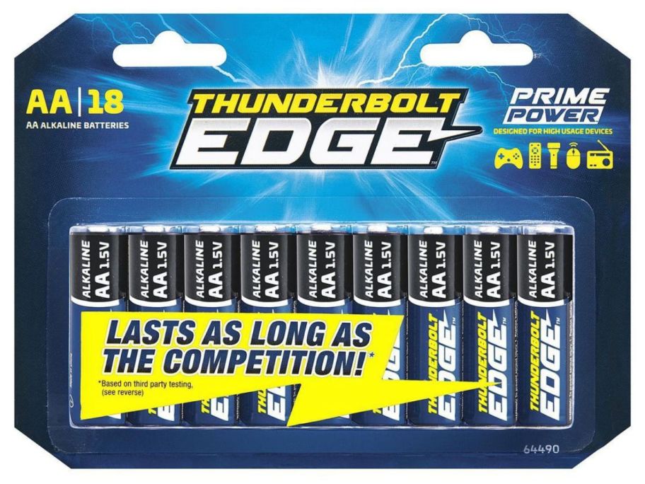 Prime Power Alkaline Batteries 18-Pack