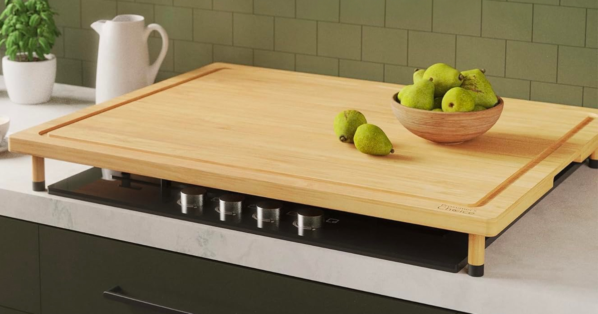 OVER 60% OFF Bamboo Cutting Board Stovetop Cover (Limited-time
