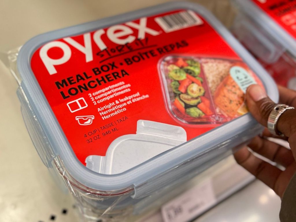 Pyrex Glass Meal Prep Boxes & Food Storage Containers ONLY $9.99 at Target