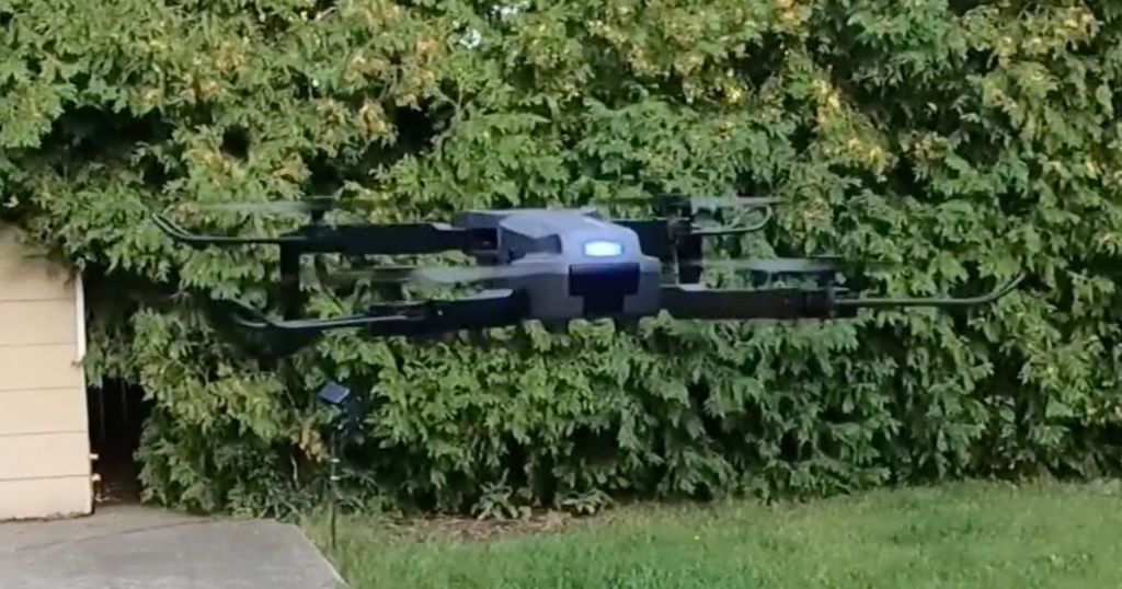 a Radclo Drone in flight