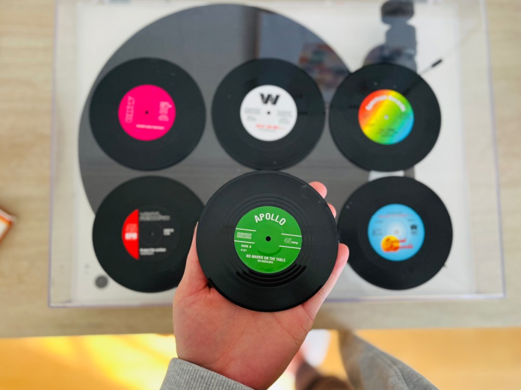 Record Coasters Gift Box 6-Piece Set