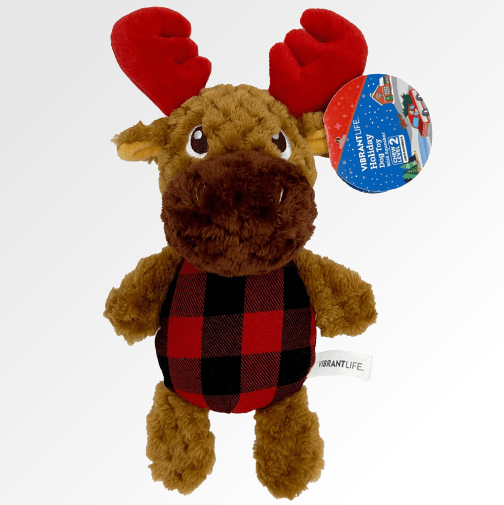 reindeer pet toy from Walmart