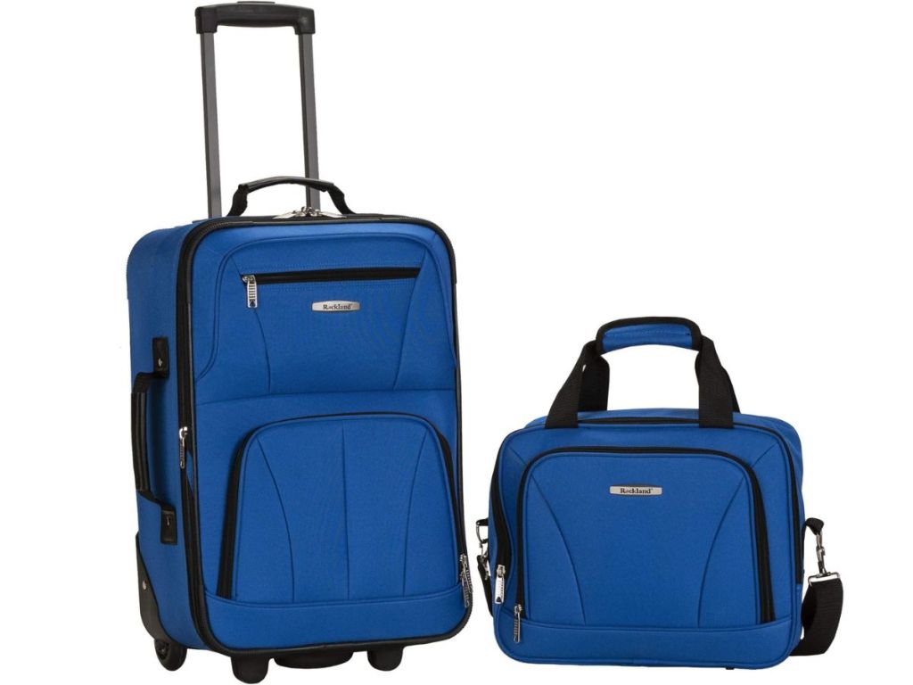 Rockland Fashion Softside Upright Luggage Set