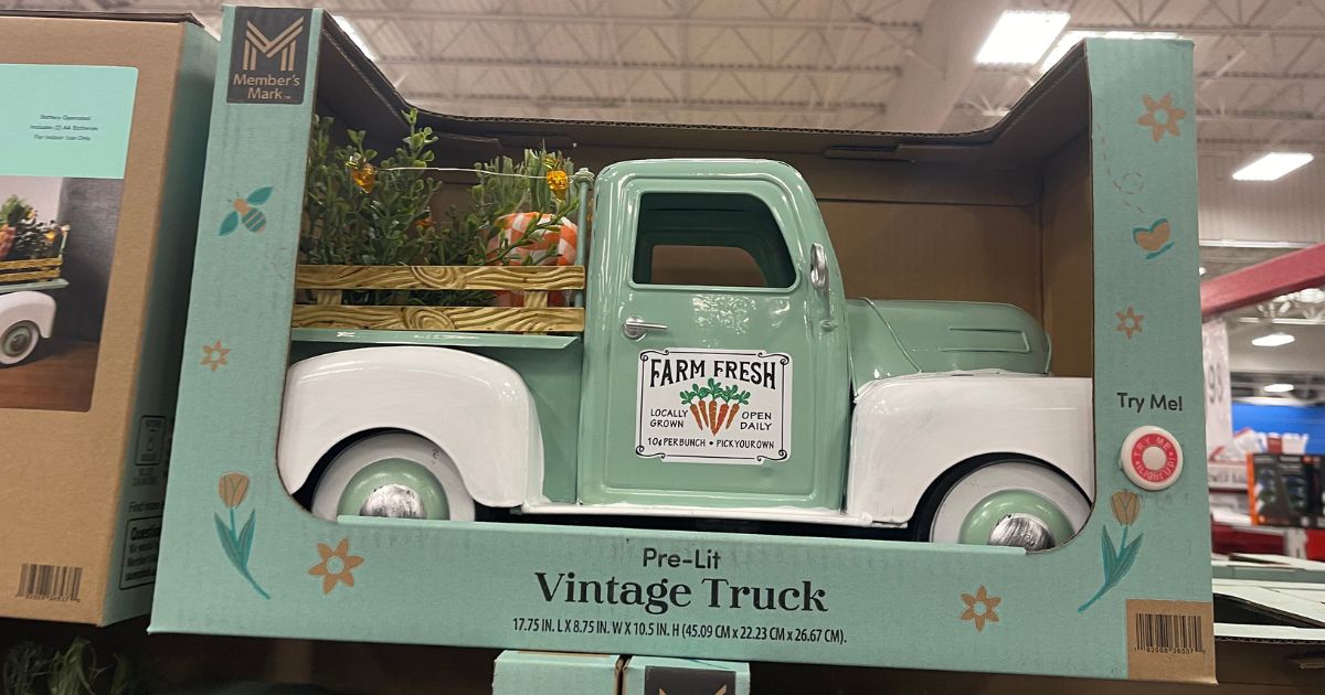 Sam's Club Pre-Lit Patriotic Vintage Truck Just $34.98 (In-Store ...