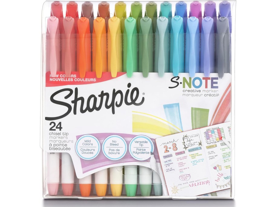 Sharpie S-Note Chisel Tip Creative Markers 24 Count-2