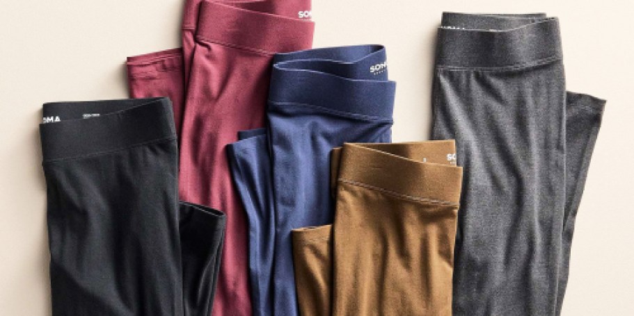 Kohl’s Sonoma Women’s Leggings Only $6.79 – Includes Plus & Petite Sizes