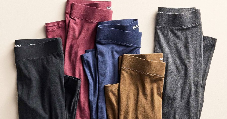 Kohl’s Sonoma Women’s Leggings Only $6.79 – Includes Plus & Petite Sizes