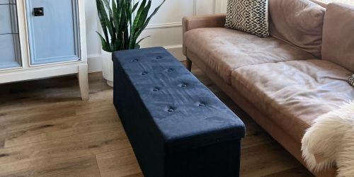 Storage Bench Ottoman from $42.99 Shipped (Regularly $83) | 5 Colors Choices!
