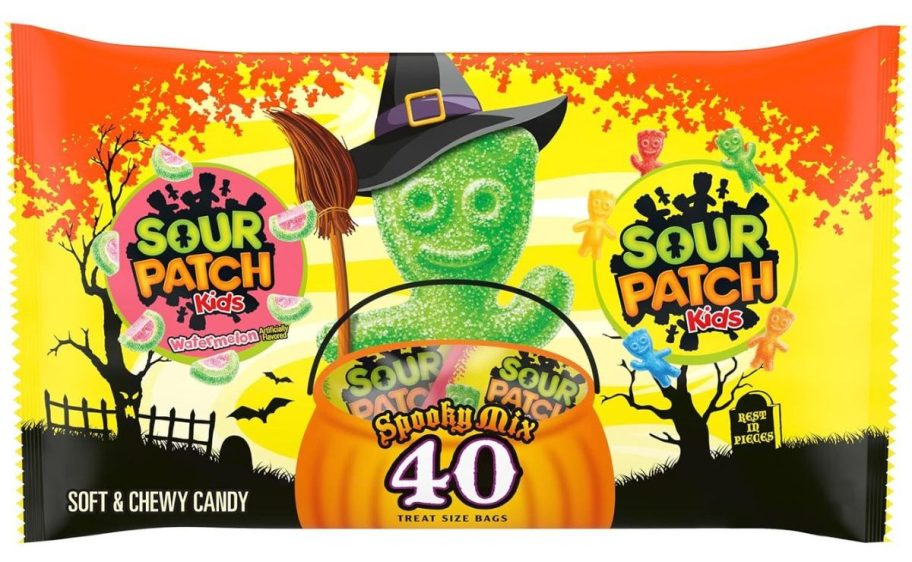 Sour Patch Kids Original & Watermelon Variety Pack 40-Count Bag stock image