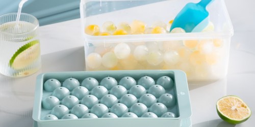 Sphere Ice Cube Tray w/ Bin Only $11.99 Shipped for Amazon Prime Members