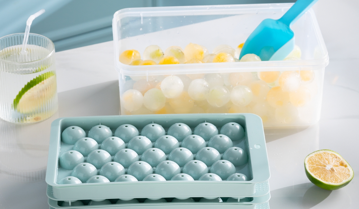 Sphere Ice Cube Tray w/ Bin Only $11.99 Shipped for  Prime Members