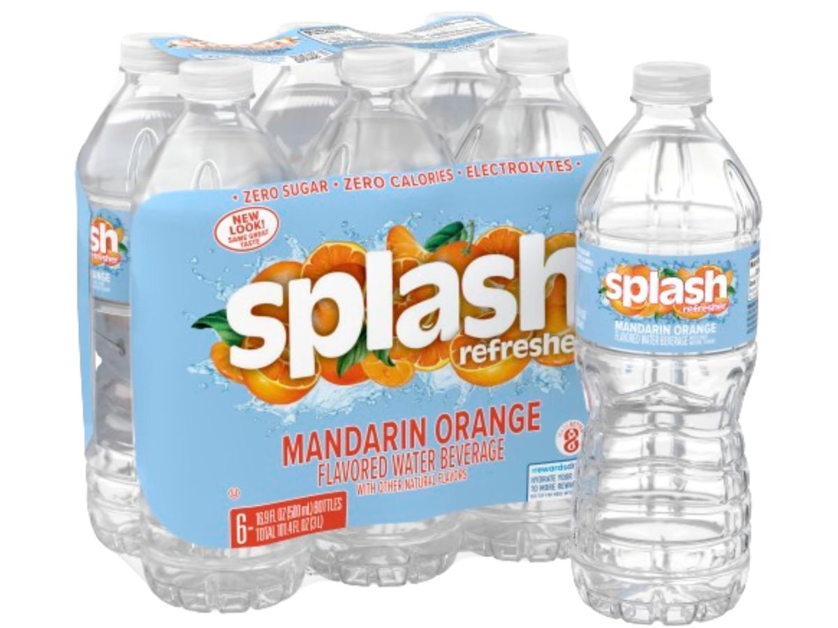 Splash Refresher Mandarin Orange Flavored Water 6-Pack Just $1.89 Shipped on Amazon