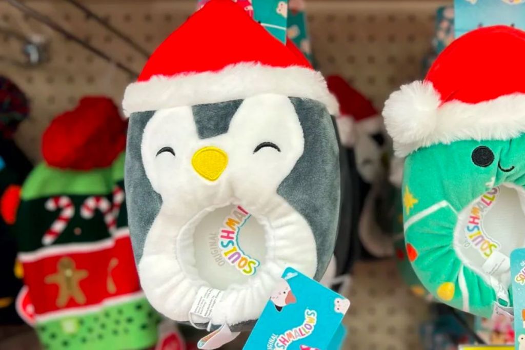 Squishmallows penguin slippers