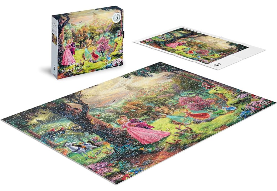 Stock image of Buffalo Games Silver Select TK Disney Sleeping Beauty 1000 Piece Jigsaw Puzzle
