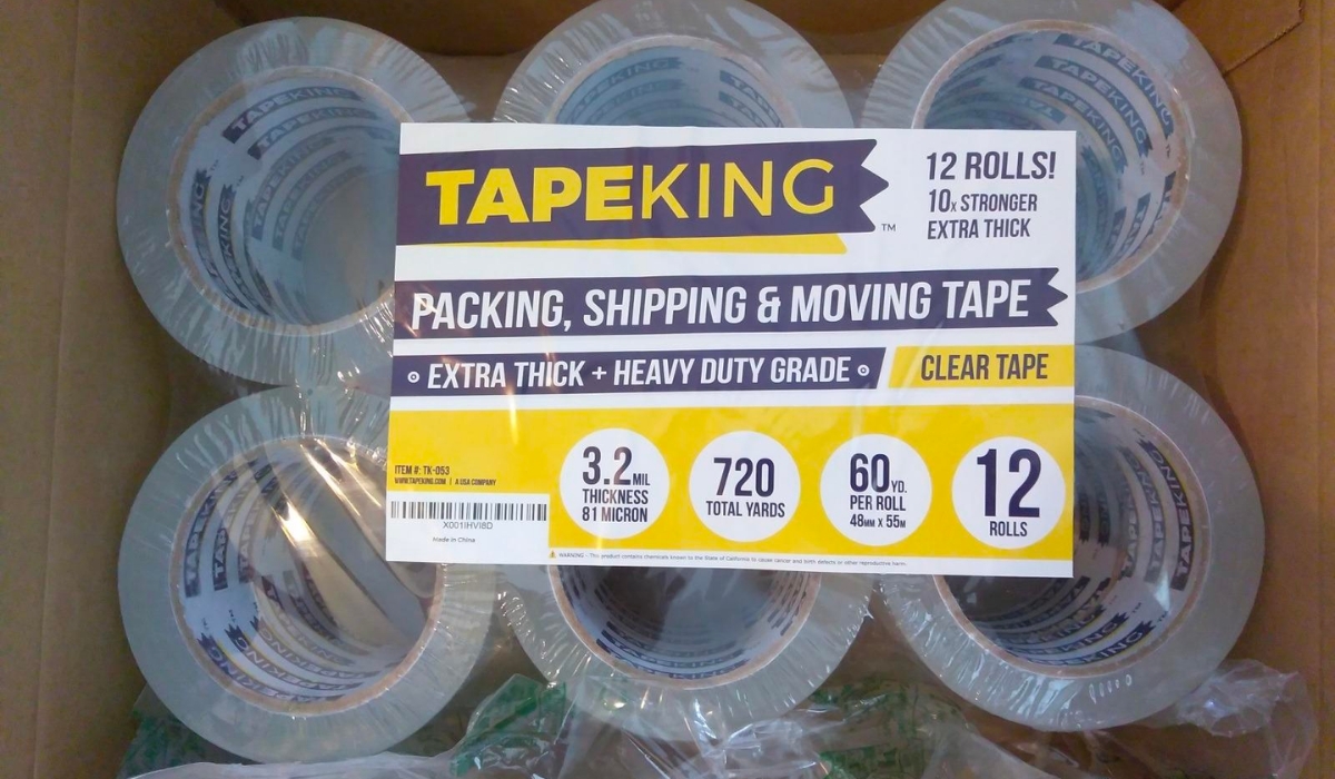 Tape King Heavy Duty Packing Tape 60Yard 6Pack Only 9.99 Shipped w
