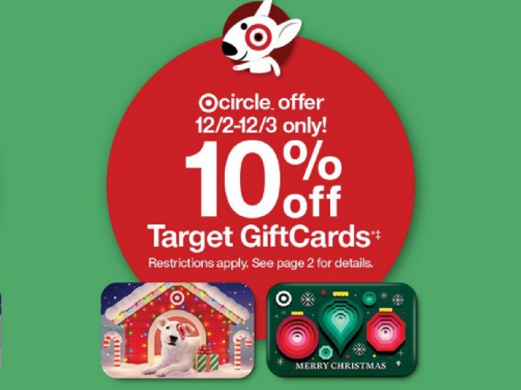 Target Circle Gift Card offer in weekly ad
