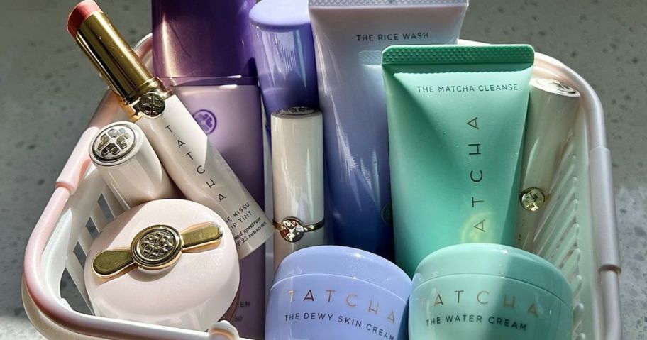 A Basket of Tatcha Skincare