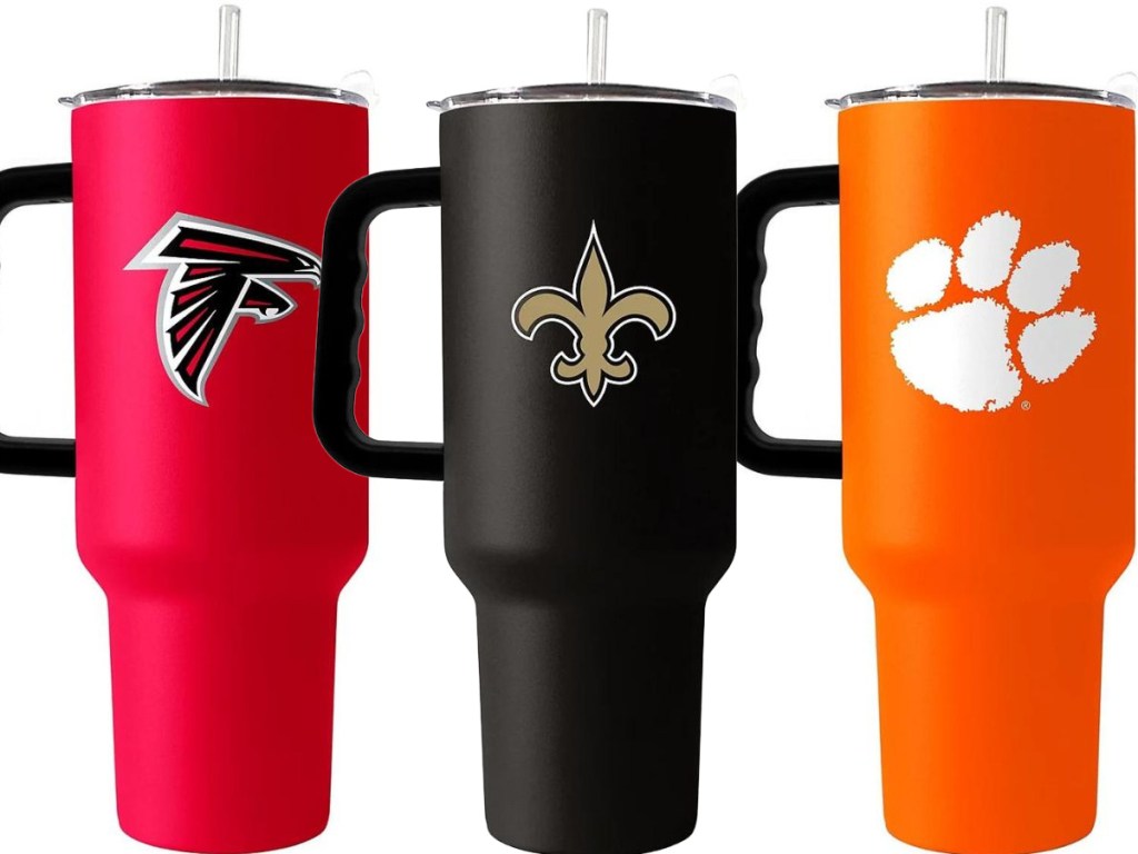 3 team logo tumblers