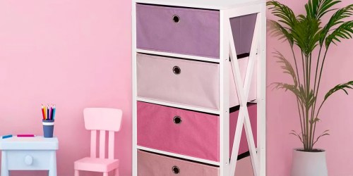 Kohl’s 4-Drawer Storage Tower Just $33.99 (Regularly $100) | Great for Crafts or Kids Rooms!