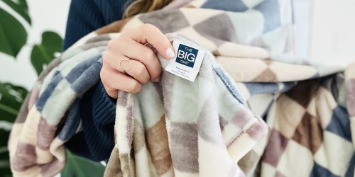 Kohl’s The Big One Throw Blankets Only $10.49 | Tons of Fun Pattern Choices!