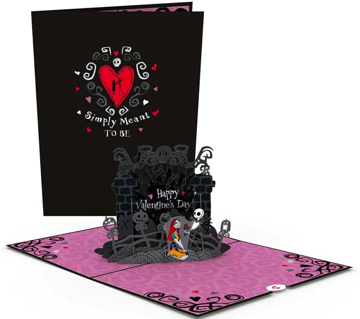 The Nightmare Before Christmas Simply Meant to Be Pop-Up Card stock image