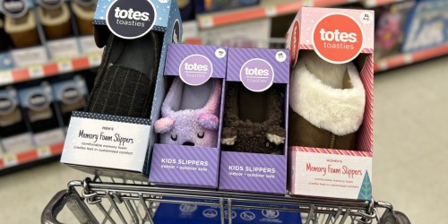 50% Off Totes Slippers for the Family at Walgreens | Get a Pair for ONLY $6.49!