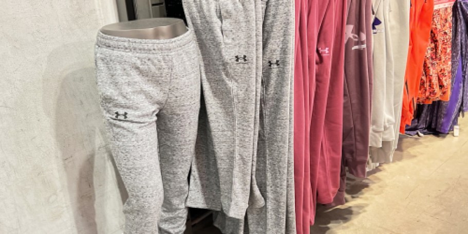 Up to 60% Off Under Armour Fleece + Free Shipping | Joggers & Pants from $16.78 Shipped!