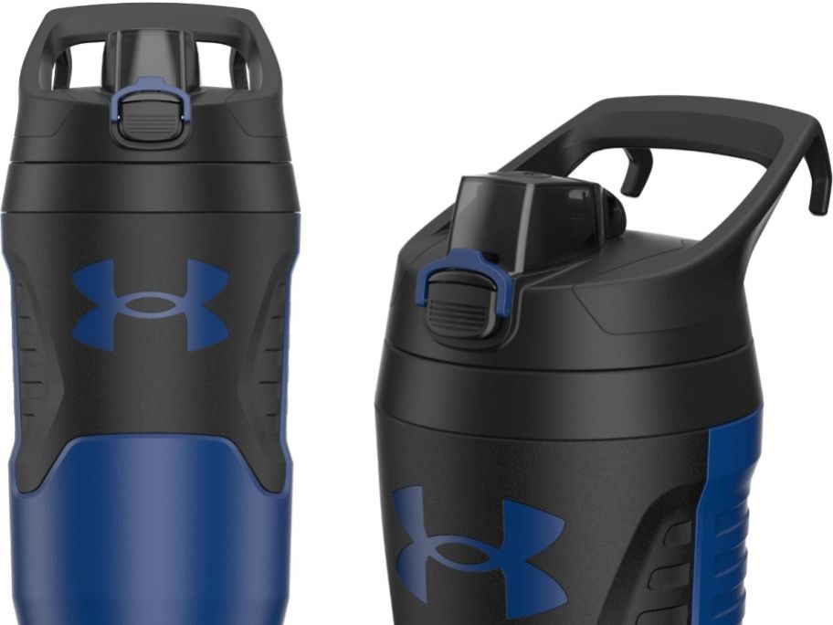 Stock images of an Under Armour 32oz Playmaker Water Bottle