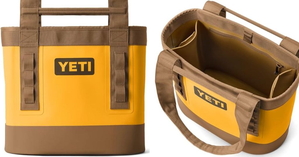 YETI Camino 20 Carryall with Internal Dividers, All-Purpose Utility Bag. Alpine Yellow 