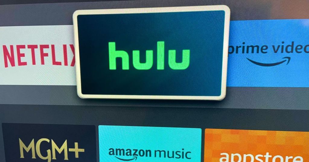 Hulu channel on TV