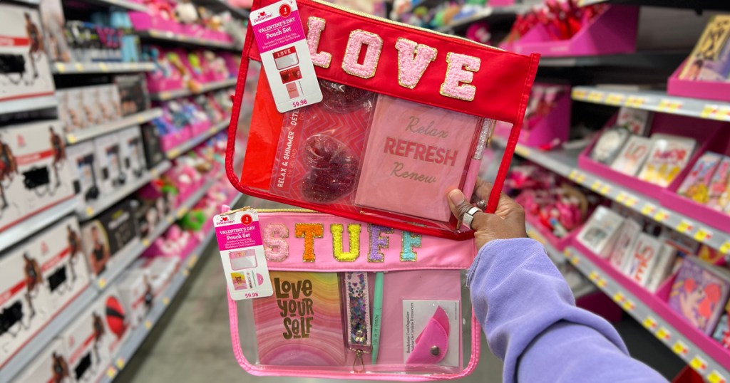 Valentine’s Pouch Sets At Walmart 
