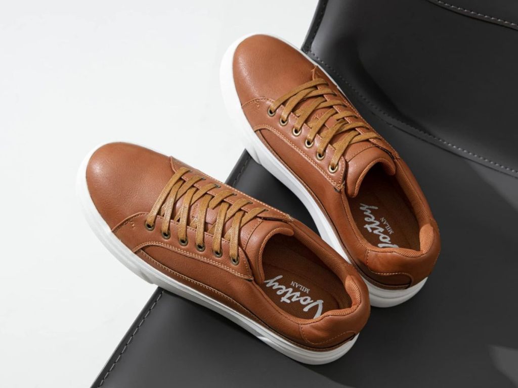 Vostey Men's Fashion Sneakers in brown