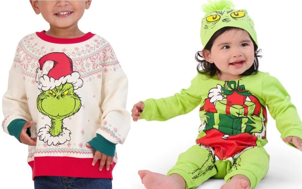 Christmas Toddler Sweatshirt and Coveralls from Walmart