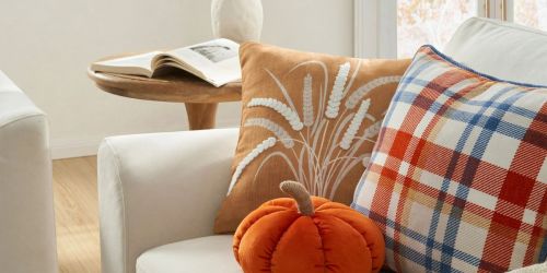 Mainstays Decorative Faux Fur Pillow ONLY $5 on Walmart.com